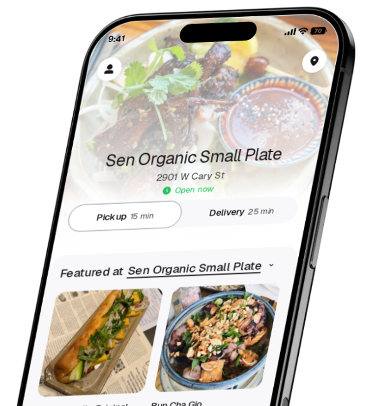 Sen Organic Small Plate app preview